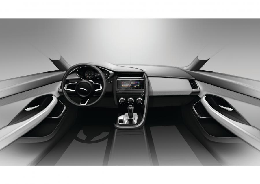 Эскиз Jaguar E-Pace 2017 года  (WW) (фото 44 из 67)